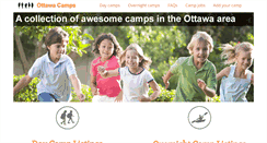Desktop Screenshot of ottawacamps.com