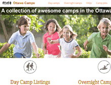 Tablet Screenshot of ottawacamps.com